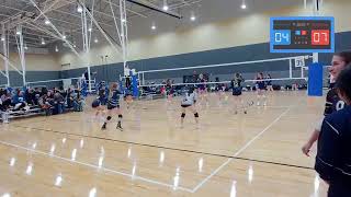 Volley by the James Day 1 Game 3 MVBC Heat vs WVC 15 American [upl. by Refeinnej163]