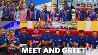 Meet and Greet With Nepal National Cricket Team  VLOG [upl. by Uaeb]