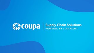 Coupa Supply Chain Solutions Powered by LLamasoft [upl. by Enitsirt456]