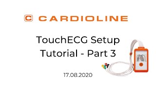 Cardioline TouchECG Demonstration Part 3 [upl. by Cosette649]