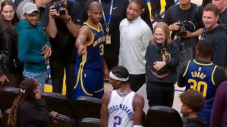 SGA shows Love to CP3 Family after the Game 😍 [upl. by Ewold]