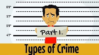 Types Of Crime Part I [upl. by Nnod]