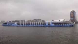 Amadeus Brilliant River Cruise departure from Amsterdam [upl. by Nolra]