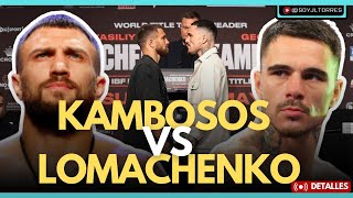 GEORGE KAMBOSOS JR VS VASYL LOMACHENKO FULL 👀 [upl. by Nairahcaz]