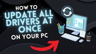 How to UPDATE ALL DRIVERS on WINDOWS at ONCE [upl. by Lutero37]