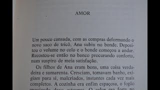 CLARICE LISPECTOR  AMOR [upl. by Harragan]