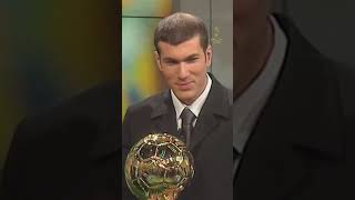 🌕Le Ballon dOr de Zizou en 1998 shorts football zidane ballondor [upl. by Byron]