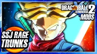 Dragon Ball Xenoverse 2 PC Super Saiyan Rage Future Trunks DLC DB Super Mod Gameplay [upl. by Rehpoitsirhc858]