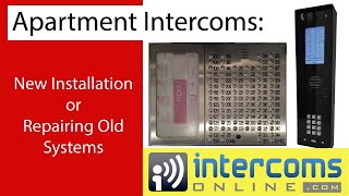 How to Install New or Fix Old Broken Apartment Intercoms [upl. by Oecam]