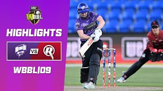 Hobart Hurricanes v Melbourne Renegades  WBBL09 [upl. by Mayberry774]