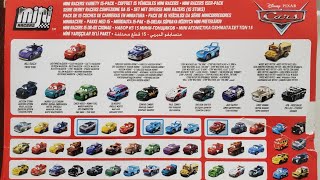 Disney Pixar Cars Mini Racers Variety 15Pack  Car Names  Packaging [upl. by Hekker]