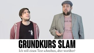 Poetry Slam Tutorial 1  Ich will einen Text schreiben aber worüber [upl. by Vivl]