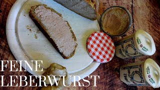 Feine Leberwurst im Glas Profi Metzger Ralf [upl. by Dirgis]