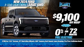 New 2024 Ford F150 Lightning EV  9100 OFF PLUS 0 APR for 72m  Ford Dealer in Dallas TX [upl. by Glovsky]