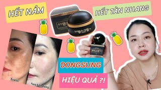 SỰ THẬT VỀ KEM DONGSUNG TRỊ NÁM TÀN NHANG ĐỒI MỒI ĐÓM NÂU của HÀN QUỐC 💓 [upl. by Balduin]