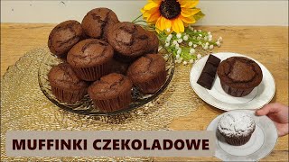 Muffinki czekoladowe  agatabodkuchni [upl. by Nekcerb]