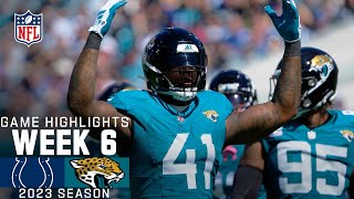 Indianapolis Colts vs Jacksonville Jaguars Game Highlights  NFL 2023 Week 6 [upl. by Aihsetal]