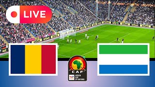 🔴 LIVE CHAD VS SIERRA LEONE  Africa Cup of Nations Qualifying 2024  eFootball PES Simulation [upl. by Levina]