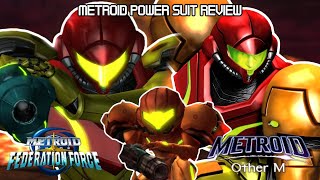 Every Metroid Other M Suit  Federation Force Varia Suit  Metroid Power Suit Review [upl. by Zebulon]