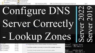 How to Configure DNS Server Correctly on Windows Server 2022 [upl. by Lynna770]