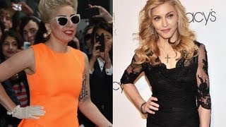 Lady Gaga Responds to Madonna Insult [upl. by Anairol]