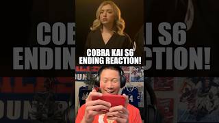 Cobra Kai Season 6 Part 1 Ending REACTION shorts cobrakai [upl. by Halley]