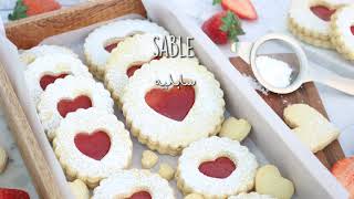 sable cookies or french cookies السابليه او البيتي فور [upl. by Navert484]