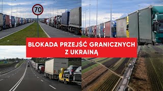 Gigantyczne kolejki na granicy z Ukrainą Polscy kierowcy mają dość [upl. by Latvina]