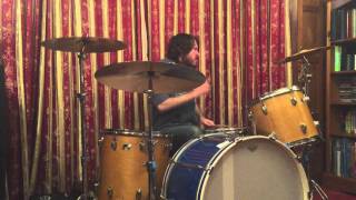 DRUM LESSON John Bonham Broken Triplets [upl. by Yrakcaz]