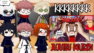 Jujutsu Kaisen react MEMÓRIAS CRINGE DO CARNAVAL O CARNAVAL DAS MALDIÇÕES 4😂❤️ •VoiceMakers• [upl. by Arehc]