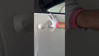 Door handle wrapping cutting and assembly [upl. by Eesyak]