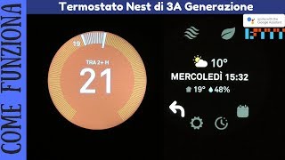 TUTORIAL ITA  Come si usa il termostato NEST di 3A generazione [upl. by Audette]