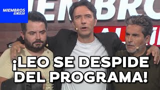 Con sentimientos encontrados ¡Leonardo de Lozanne sale del programa  Miembros al Aire  Unicable [upl. by Eterg]