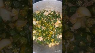 Simple bhindi recipe😍bhindi ki sabzibhindi do pyazabhendi chi bhajibhindibhindimasalashorts [upl. by Jasmin321]