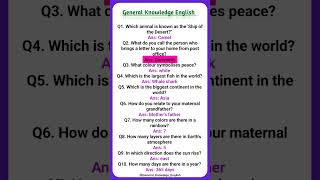 English gk questions  gk English  quiz English  general knowledge English  Gk  English quiz gk [upl. by Moishe]