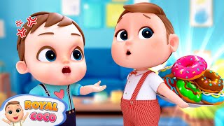 Sharing Is Caring  Sharing Toys Song  RoyalCoco Nursery Rhymes amp Kids Songs [upl. by Levram864]