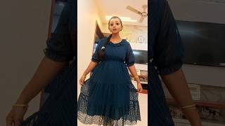 ajio dress ajio ajiohaul westernwear dresses review ajioreview frockmodel reels ytshorts [upl. by Jany]