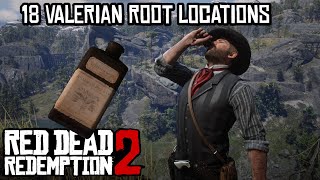 18 Valerian Root Locations Guide  Boost Your Dead Eye Experience in Red Dead Redemption 2 [upl. by Balliett]