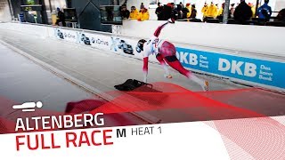 Altenberg  BMW IBSF World Cup 20172018  Mens Skeleton Heat 1  IBSF Official [upl. by Yvad211]