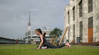 Half Pigeon Pose or Ardha Kapotasana Utthita Hasta [upl. by Leiahtan]