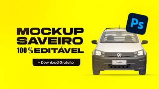 Mockup Saveiro Robust 100 Editável  Free Download [upl. by Adnesor]