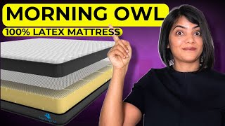 Morning Owl Natural Latex Mattress  Latex mattress pros and cons  Better than memory foam [upl. by Fields]