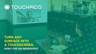 TouchPico on Indiegogo Android PC with Projected Touch Screen [upl. by Gnehs]