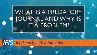 What is a predatory journal and why is it a problem Tips to identify and avoid them [upl. by Hanoj]