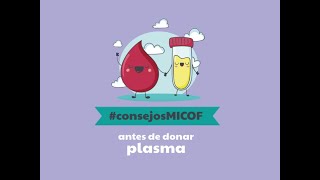 consejosMICOF antes de donar plasma [upl. by Iohk]