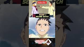 SECOND MATCH OF THIRD ROUND  shikadai  boruto  narutonextgeneration  animefightscene [upl. by Stasny619]