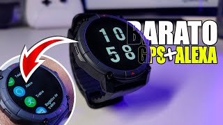 Smartwatch BARATO com GPS e ALEXA  MASX OASIS X [upl. by Akciret374]