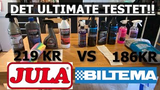 JULA VS BILTEMA VILKET PRESTERAR BÄSTBILVÅRD [upl. by Aynek513]