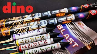 Fajerwerki z Dino rakiety Blast rzymski ogień Titan Piromax Firecrackers Polenböller 2023 [upl. by Alexandria36]