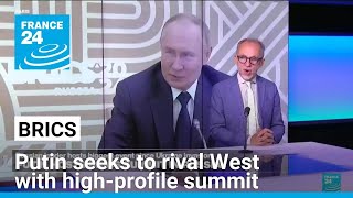 Putin seeks to rival West with highprofile BRICS summit • FRANCE 24 English [upl. by Kaitlyn]